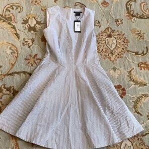 Striped cocktail dress 100% cotton Armani Exchange 🥂